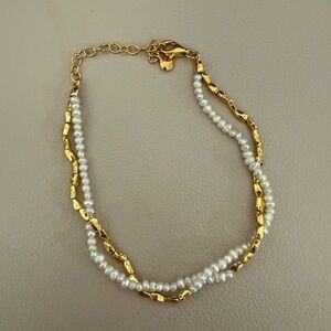 Monica Vinader Mini Nugget Pearl Beaded Bracelet